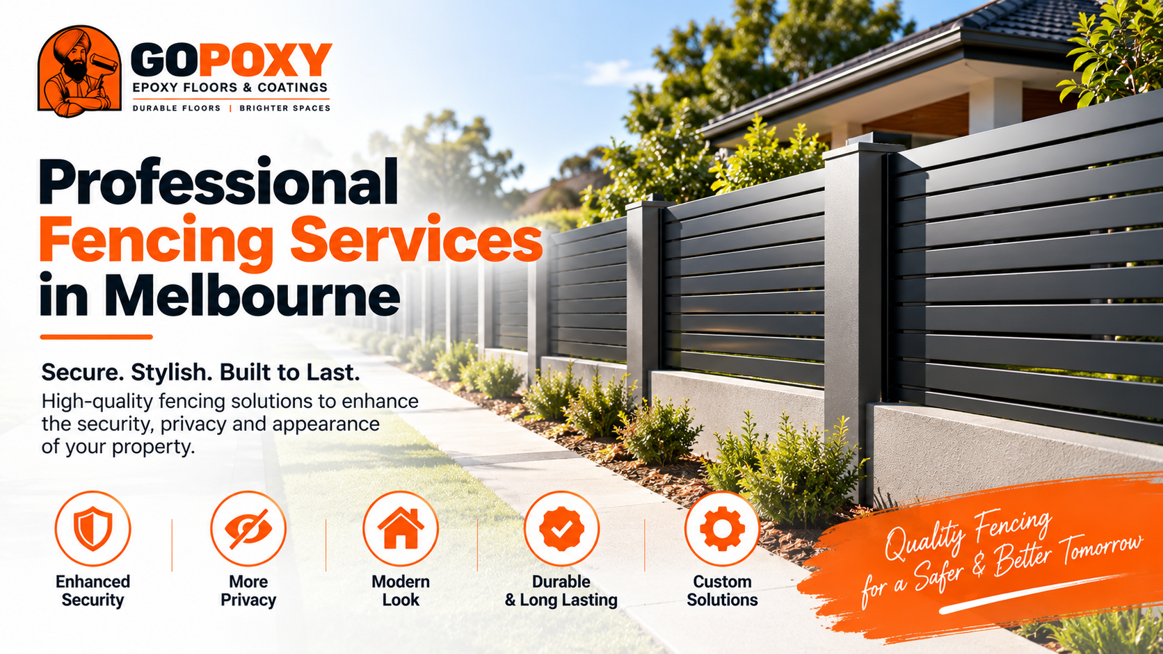 New timber paling fence installed at a Melbourne home